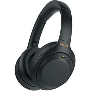 Sony WH-1000XM4 Cuffie Over-ear Wireless con Noise Cancelling, Tecnologia Bluetooth, Connessione Multipoint, Fino a 30 ore di durata della batteria e Ricarica rapida, Nero