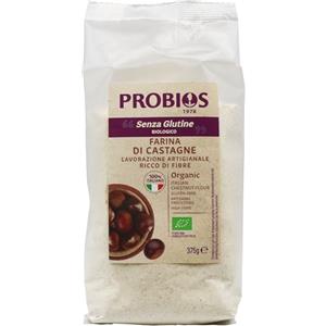 Probios Farina di Castagne Biologica - Naturale e Senza Glutine - Ricca di Fibre - 375 g