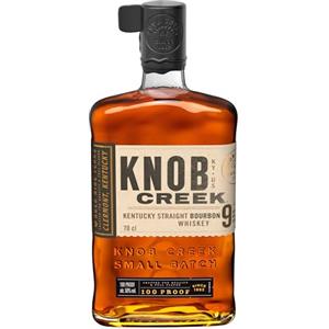 Knob Creek Bourbon Whisky, Whisky dei vecchi tempi dal gusto robusto e inteso, 9 anni di invecchiamento - 1 bottiglia da 700ml