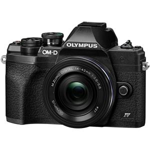 Olympus OM-D E-M10 mark IV + 14-42mm Pancake - Nero - garanzia POLYPHOTO Italia 2 anni