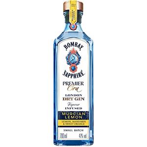 Bombay Sapphire Premier Cru Murcian Lemon London Dry Gin, 47% vol., 70 cl / 700 ml, Liquore 100% infuso a vapore con agrumi raccolti a mano