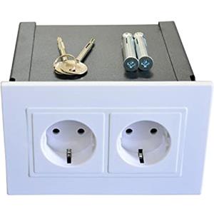 Gravitis Cassaforte a muro segreta - Custodia sicura per i tuoi oggetti di valore in questa realistica scatola portaoggetti con presa nascosta.