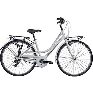 Legnano BELLARIA, City Bike Donna, Bianco Matt e Grigio, Telaio 48