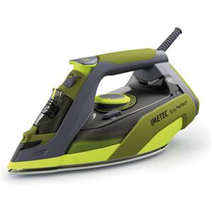 Imetec Eco Perfect Ferro da Stiro a Vapore, Risultati Ottimi con -35% di Acqua e -25% di Consumo Energetico, Piastra con Rivestimento Pro Ceramic, Tri