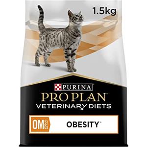Pro Plan Veterinary Diets Purina Pro Plan Veterinary Diets Obesity Management OM crocchette gatti, 1 confezione da 1.5kg