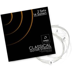 SOROS Corde in nylon per chitarre classiche e acustiche - Corde Premium con 4 pickup e corde E treble offerte