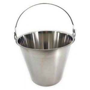 Gastronorm Europe GN SE-G08 Secchio in Acciaio Inox AISI 304 Graduato da 8 Litri per Uso Professionale