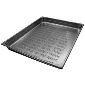 Gastronorm Europe Contenitore Gastronorm 2/1 h65 Forato in Acciaio Inox AISI 304 - 650x530 mm, Capacità 18,4 Litri