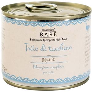 DR.CLAUDER GmbH & Co. KG Barf Menu Completo Trito di Tacchino per Gatti - 200GR