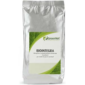 Greenvet Biointegra Polvere 1 Kg - Mangime Complementare Minerale per Animali