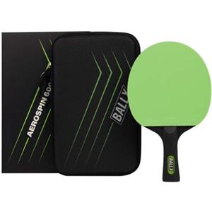 BallX Pro Carbon - Racchetta da Ping Pong Professionale AeroSpin 6000 | 5 Stelle | Cazzuola da Ping