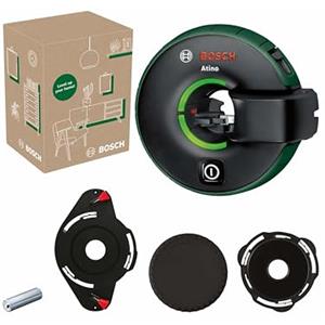 Bosch Livella laser a linee Atino all-in-one, 2a gen.,con nastro rimovibile e bloccabile(orizzontale/verticale grazie all'aggancio su superfici regolari e irregolari,in scatola di cartone E-Commerce)