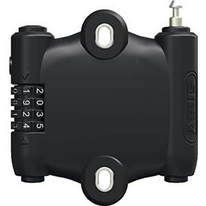 ABUS Lucchetto a cavo estensibile - SportFlex 2504 lucchetto per bicicletta da montare sotto il portaborraccia combinazione leggero, flessibile, poco ingombrante