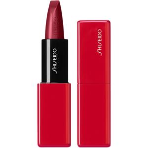 Shiseido Technosatin Gel Lipstick 411 Scarlet Cluster - Rossetto Idratante a Lunga Durata con Finitura Satinata