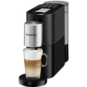 Krups Nespresso Atelier XN8908, macchina da caffè, sistema a capsule Nespresso, serbatoio d'acqua da 1 litro, colore nero/argento