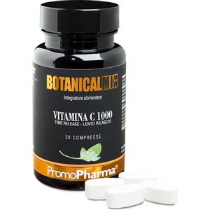 Promopharma Vitamina C 1000 Botanical Mix - Integratore per Difese Immunitarie, 30 Compresse