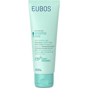 Eubos Sensitive Crema Mani 75 ml - Crema Riparatrice per Mani Ruvide con Aminoacidi, Urea e Glicerolo