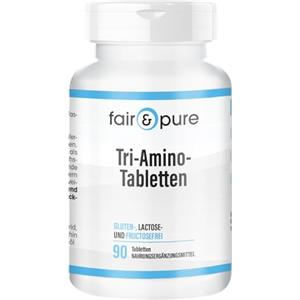 Fair & Pure® - Tri-Amino Complex - Complesso di amminoacidi essenziali - L-Arginina, Ornitina e Lisina - Vegan - 90 Compresse