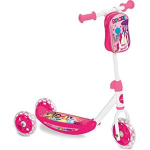Mondo Toys - My First Scooter PRINCESS - Monopattino Baby bambino/bambina - 3 ruote - borsetta porta oggetti inclusa - 18996