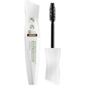 Deborah Milano - Mascara Formula Pura BIO Volume e Forza, Alta Tollerabilità senza Parabeni, Volumizzante e Rinforzante a Lunga Durata, Dona Ciglia Nutrite e Forti, Colore Mascara Marrone, 12 ml