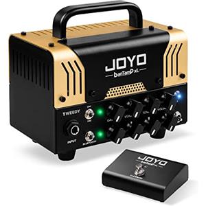 JOYO TWEEDY BanTamp XL Series Mini Amp Head 20 Watt Preamp 2 Canali Hybrid Tube Amplificatore Chitarra con Bluetooth per Chitarra Elettrica