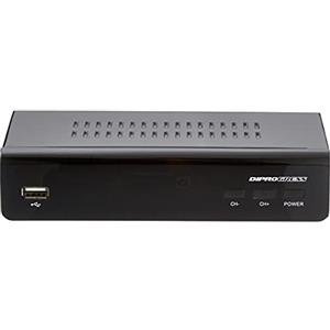 Diprogress DPT203HD DVB-T2 HEVC H265 Decoder con Telecomando Universale 2 in 1
