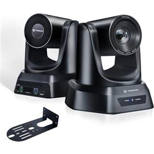 TONGVEO Telecamera PTZ per Sala Conferenze con Zoom Ottico 20X, Webcam 1080P 60fps HDMI USB per Streaming Chiesa e Videoconferenze | Compatibile con Zoom e OBS