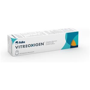 FIDIA Vitreoxigen - Integratore Alimentare per il Benessere degli Occhi con Lisina, Magnesio e Vitamine - 20 Compresse