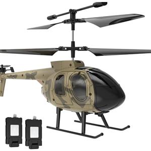 tech rc Elicottero Telecomandato per Bambini RC Elicottero 2,4 GHz Giroscopio 3,5 Canali Due Batterie di 20 Minuti Sospensione Altitudine 2 Modalità di Velocità Un Pulsante di Decollo/Atterraggio Regalo
