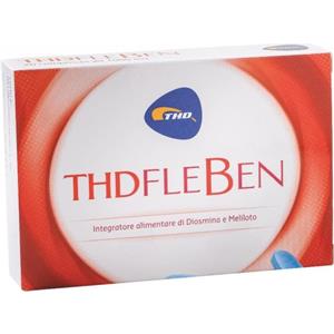THD FLEBEN - Integratore Alimentare per il Microcircolo con Diosmina, Troxerutina e Meliloto - 20 Compresse