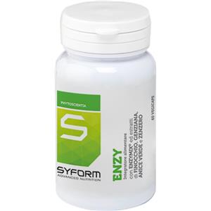 SYFORM Srl Syform Enzy 60 Capsule - Integratore Digestivo con Enzimi e Estratti Vegetali