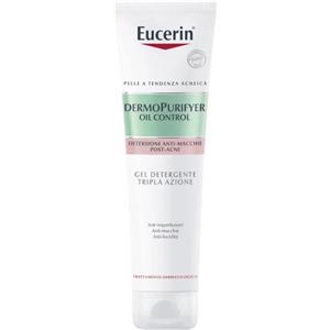 Eucerin DermoPurifyer Gel Detergente Tripla Azione 150ml - Per pelle grassa e acneica, con Acido Salicilico al 2%