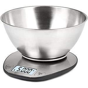 G3 Ferrari G20062 Linea Bilancia da Cucina, Ciotola 2L Inox, Display retroiluminado, 1 gr/Kg, Sensore ad alta precisione