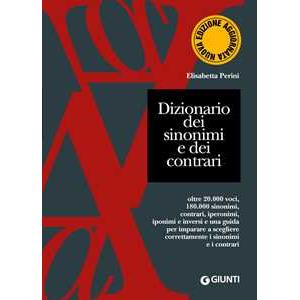 Giunti Dizionario dei sinonimi e dei contrari