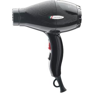 GAMMAPIU' Asciugacapelli Professionale E-T.C. Light Nero Lucido, Phon per Capelli Leggero (430gr), Phon Professionale Compatto, solo 18, 5 cm, Griglia Rivestita in Tormalina, W1800-2100