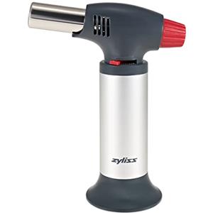 Zyliss E980202 Fiamma Ossidrica da Cucina, Acciaio Inossidabile, Plastica, Argento, Nero, Strumento di Cottura per Rosolare, Caramellare Alimenti, Facile da Ricaricare