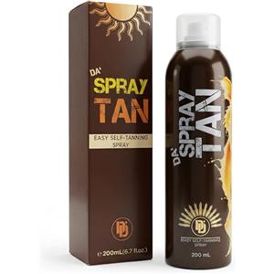 Da'Dude Da Spray Tan - Autoabbronzante Viso e Corpo, Abbronzatura Naturale, Spray a Rapida Asciugatura, Non Macchia, 200 ml