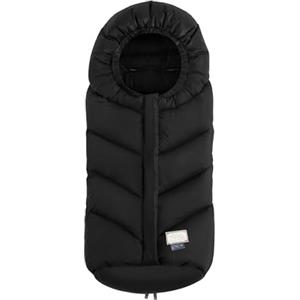 Nuvita 9920 Ovetto One+ | Sacco universale per passeggini e seggiolini auto | Protezione da 0 a 6 mesi (80cm)| Protezione fino a -18°C e Impermeabilità anti vento | Nero
