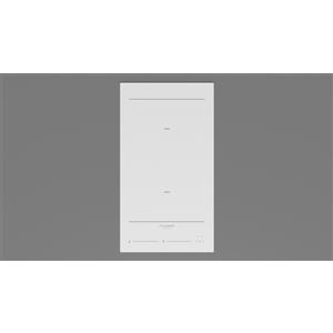 Fulgor Piano Cottura a Induzione FCH 302 ID TS WH - 30 cm, Vetroceramica Bianco Lucido, 2 Zone di Cottura con Funzioni Avanzate