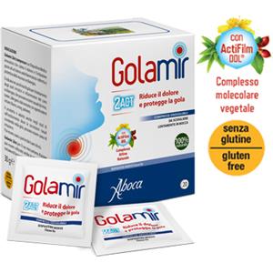ABOCA Golamir 20 Compresse Orosolubili - Dispositivo Medico per il Trattamento del Mal di Gola