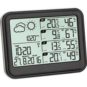 TFA Dostmann 35.1142.01 radio stazione meteo View (nero)
