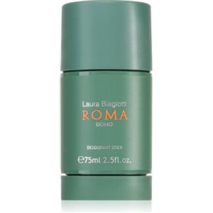 Laura Biagiotti Roma Deodorante Stick Uomo 75 ml - Rinfrescante e senza alluminio con note di basilico, bergamotto e legno