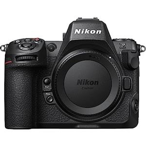 Nikon Z8 Body Fotocamera Mirrorless Full Frame, CMOS stacked da 45.7 MP, Expeed 7, Filmati 8.3K, 120 fps, due porte USB-C, AF con Deep-Learning, Nero