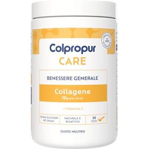 Colpropur Collagene Idrolizzato in Polvere Gusto Neutro - Peptidi di Collagene, Collagene da Bere Integratore per Ossa, Cartilagini, Pelle e Denti - 300g