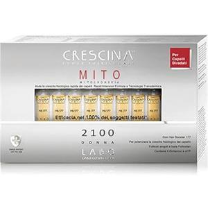 Crescina Transdermic Mito Isole Follicolari Trattamento per la Ricrescita dei capelli 2100 Donna 40 fiale