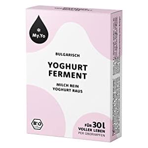 My.Yo - Fermenti biologici per yogurt bulgaro | 6 x 5 g | Fermenti per la preparazione di massimo 30 l di yogurt