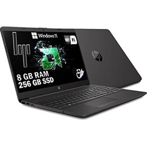 HP Notebook 255 G8 Pc portatile,Display HD 15.6,New Cpu Amd Dual Core Athlon 3050U,Fino a 3,20 GHz,Ram 8 GB DDR4,SSD M.2 Nvme 256 Gb, Bluetooth, WIFI,Porta Lan RJ-45,Windows 11 Pronto All'uso