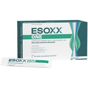 Alfasigma Esoxx One - Dispositivo medico per il reflusso gastroesofageo, 20 bustine stick da 10 ml con acido ialuronico