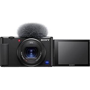 Sony Vlog Camera Fotocamera Digitale Con Schermo LCD Direzionabile E Video 4K, Nero