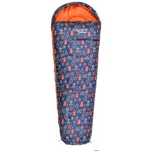 meteor Sacco a Pelo Mummia Ideale per Bambini - Campeggio Viaggio Escursioni Trekking - leggero Compatto con Zaino YMER (Bambini, Robot)